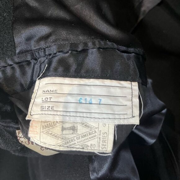 Vintage Men Hickey Freeman Kasara Wool Cashmere Overcoat Coat - Picture 7 of 15